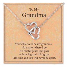 Wilacia Grandma Gifts Grandma Necklace Gifts for Grandma Nana Nanny Birthday Christmas WB001-Heart