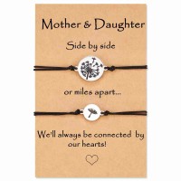 Wilacia for Mum Mother Daughter Gifts Mother Daughter Bracelets Birthday Valentine's Day WB012-Dandelion